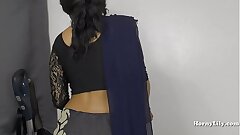 Horny Indian girl pees for her brother in law roleplay in Hindi